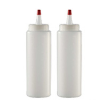 240ml Plastic Squeeze Bottle with Point Mouth Lid